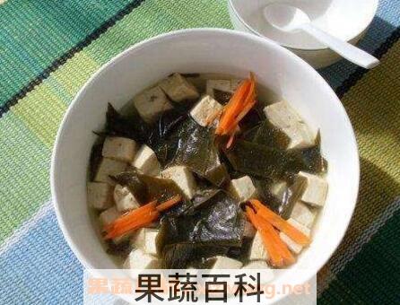 海带骨头豆腐汤的功效与作用