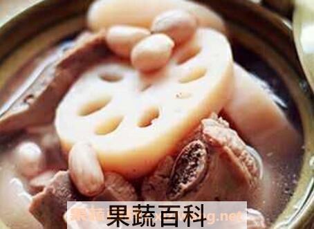 莲藕筒汤的功效与作用
