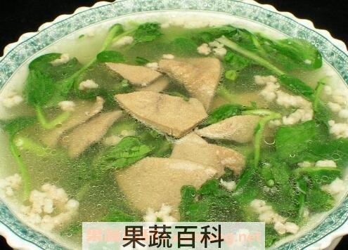猪肝汤的功效与作用