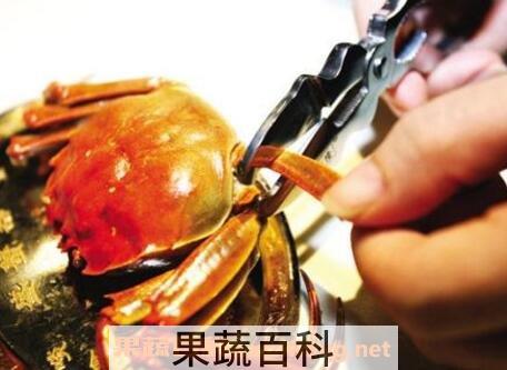 螃蟹怎么吃图解 螃蟹哪些部位不能吃
