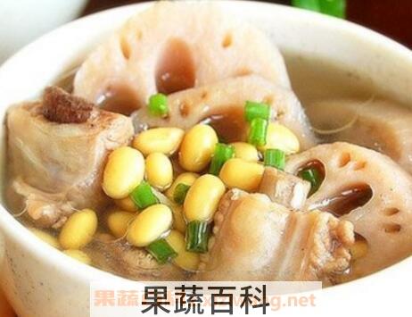 莲藕排骨汤的功效