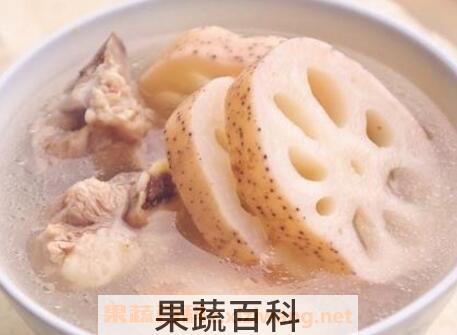 莲藕排骨汤的功效