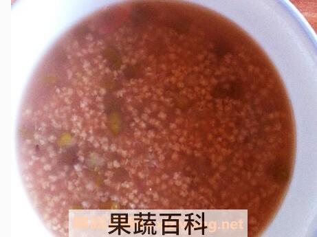 小米绿豆汤的功效与作用