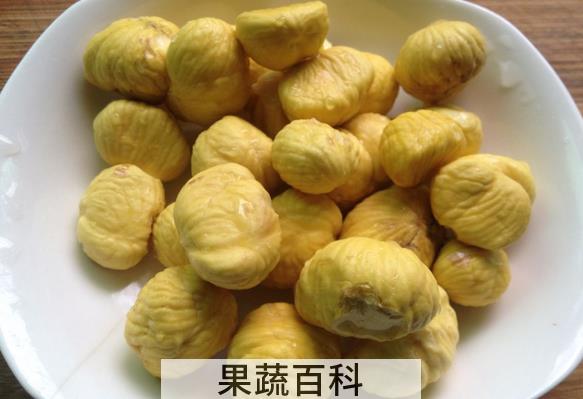 果蔬百科生栗子的功效与作用