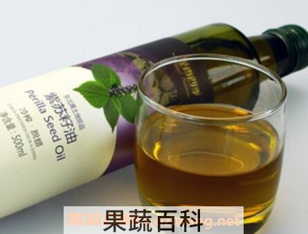 紫苏籽油的作用与功效