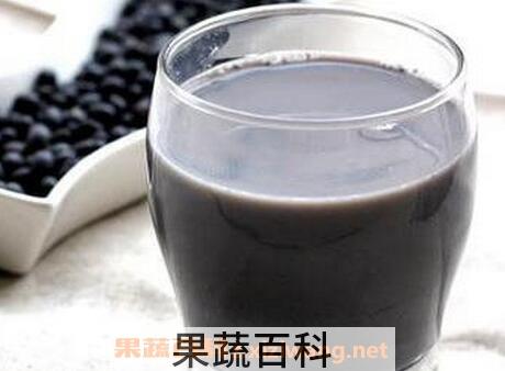 黑豆浆的功效作用与做法