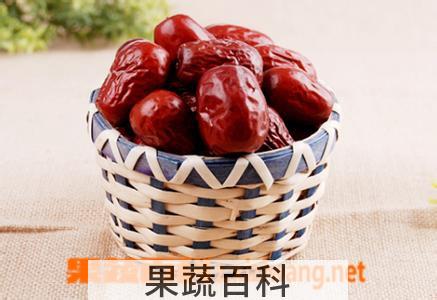果蔬百科红枣的功效与作用
