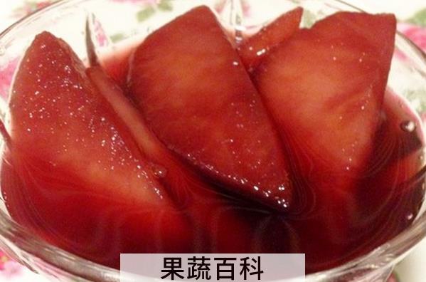 果蔬百科红酒炖苹果的做法