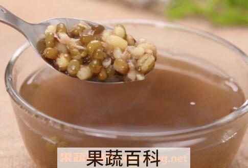 绿豆汤为什么是红色的