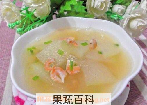 海米冬瓜汤的材料和做法步骤