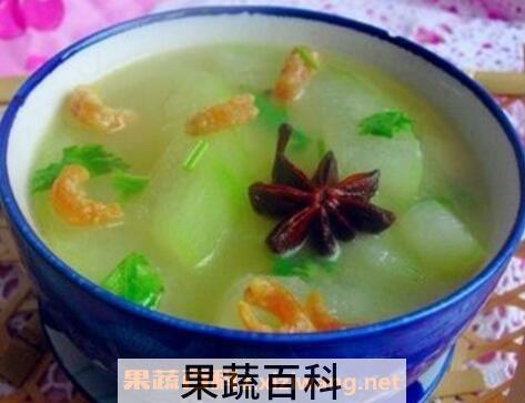海米冬瓜汤的材料和做法步骤