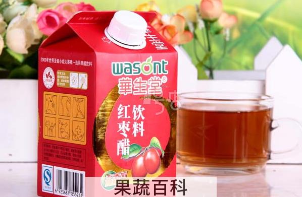 果蔬百科红枣醋的功效与作用