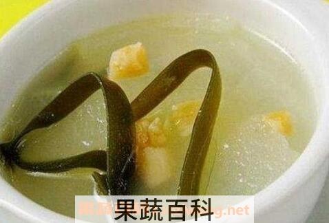 海带冬瓜汤的材料和做法步骤