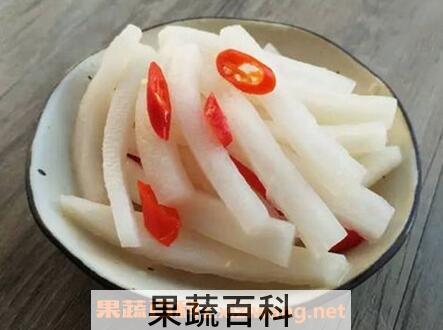 白萝卜如何腌制 白萝卜的腌制方法