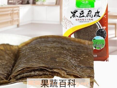 黑豆腐皮的功效与作用