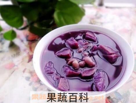 紫薯红豆汤的功效和作用