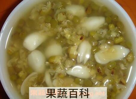 百合绿豆汤的功效与作用