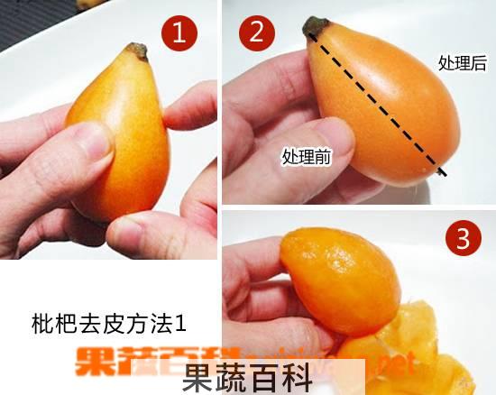 果蔬百科怎么快速剥枇杷
