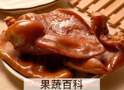 猪耳朵的食用禁忌