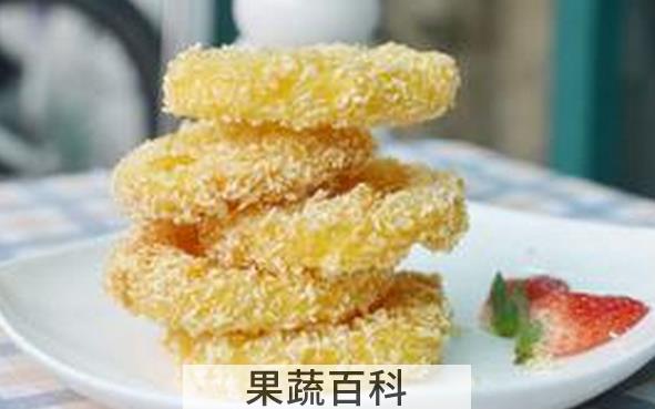 果蔬百科苹果甜甜圈