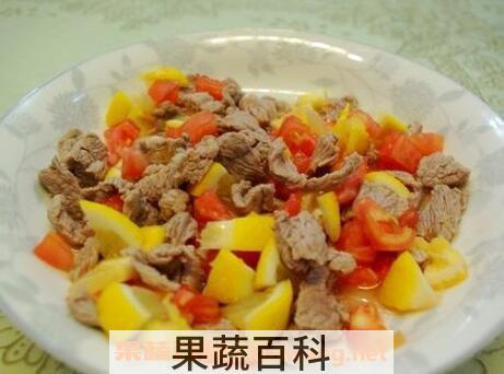 柠檬牛肉的作用与功效