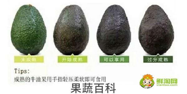 牛油果怎么挑选才甜，牛油果挑什么颜色的