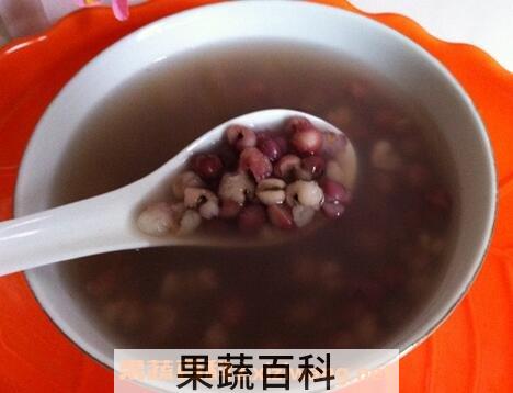 红豆薏米水的功效