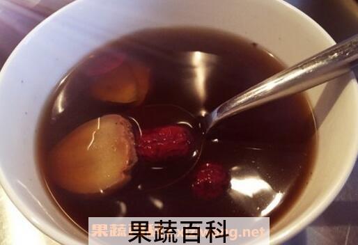 红糖姜水的功效与作用