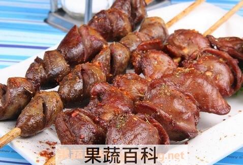 最简单的腌制烤鸡心