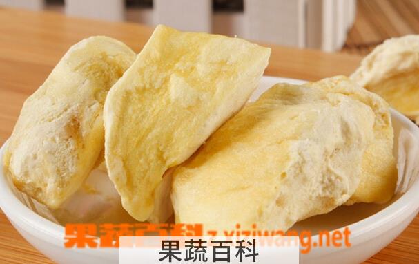 果蔬百科榴莲干的功效与作用