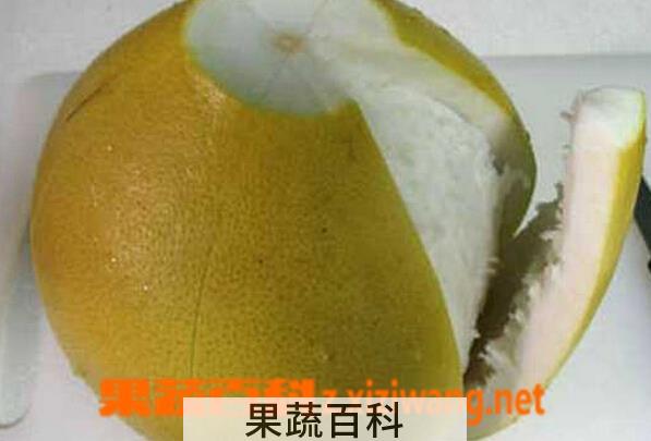 果蔬百科柚子皮的药用价值