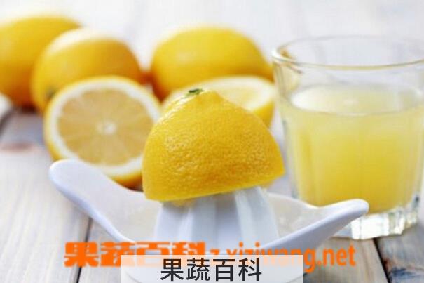 果蔬百科柠檬水美容