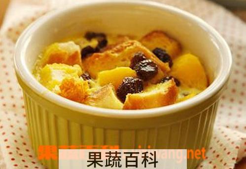 果蔬百科香蕉面包布丁的制作方法
