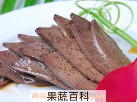 猪肝不能和什么一起吃