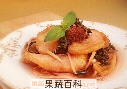 紫苏苹果姜的制作方法