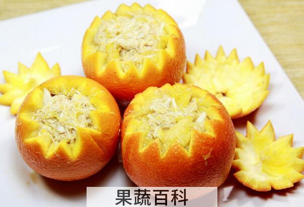 果蔬百科蟹酿橙