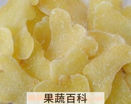 冰糖姜片的功效