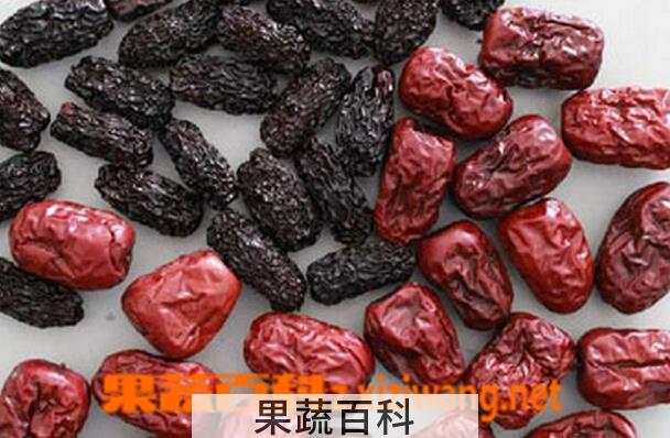 果蔬百科黑枣和红枣哪个好
