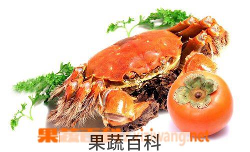 果蔬百科柿子和螃蟹隔多久吃