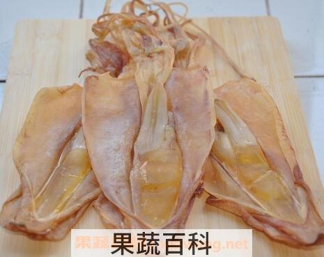 鱿鱼干的营养价值及功效