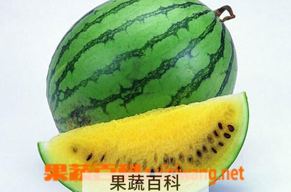 果蔬百科红瓤和黄瓤西瓜