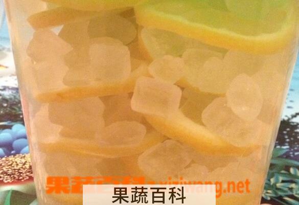果蔬百科冰糖柠檬水