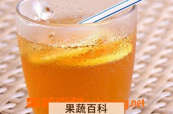 果蔬百科柠檬蜂蜜水