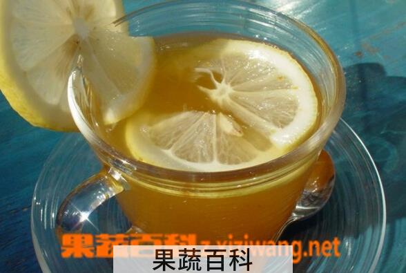 果蔬百科热柠檬水