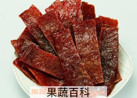 猪肉干的功效与作用