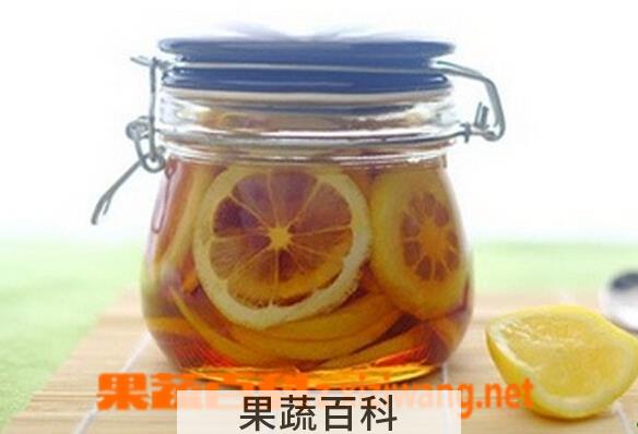 果蔬百科蜂蜜泡柠檬