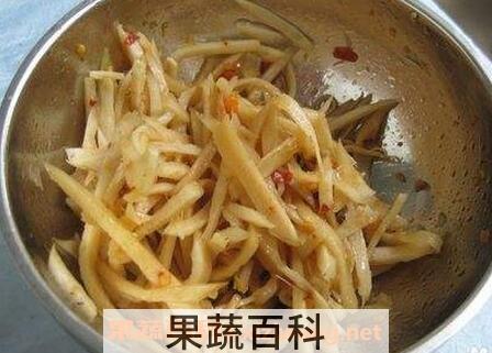 正宗姜丝的腌制方法