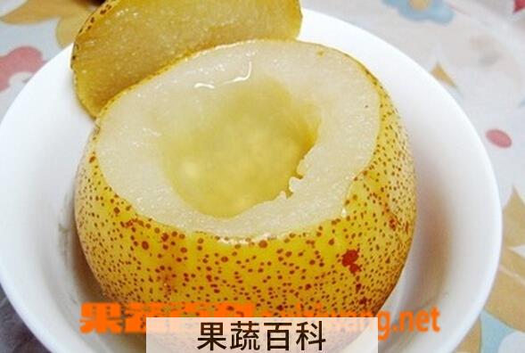 果蔬百科冰糖雪梨川贝