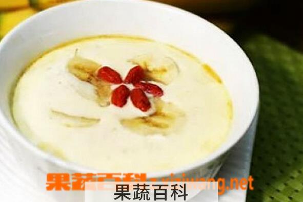 果蔬百科香蕉牛奶鸡蛋羹