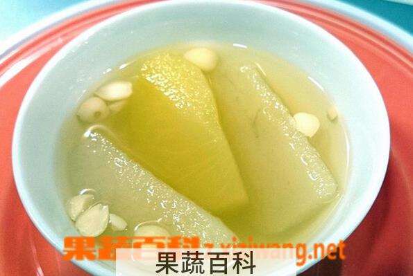 果蔬百科苹果雪梨糖水